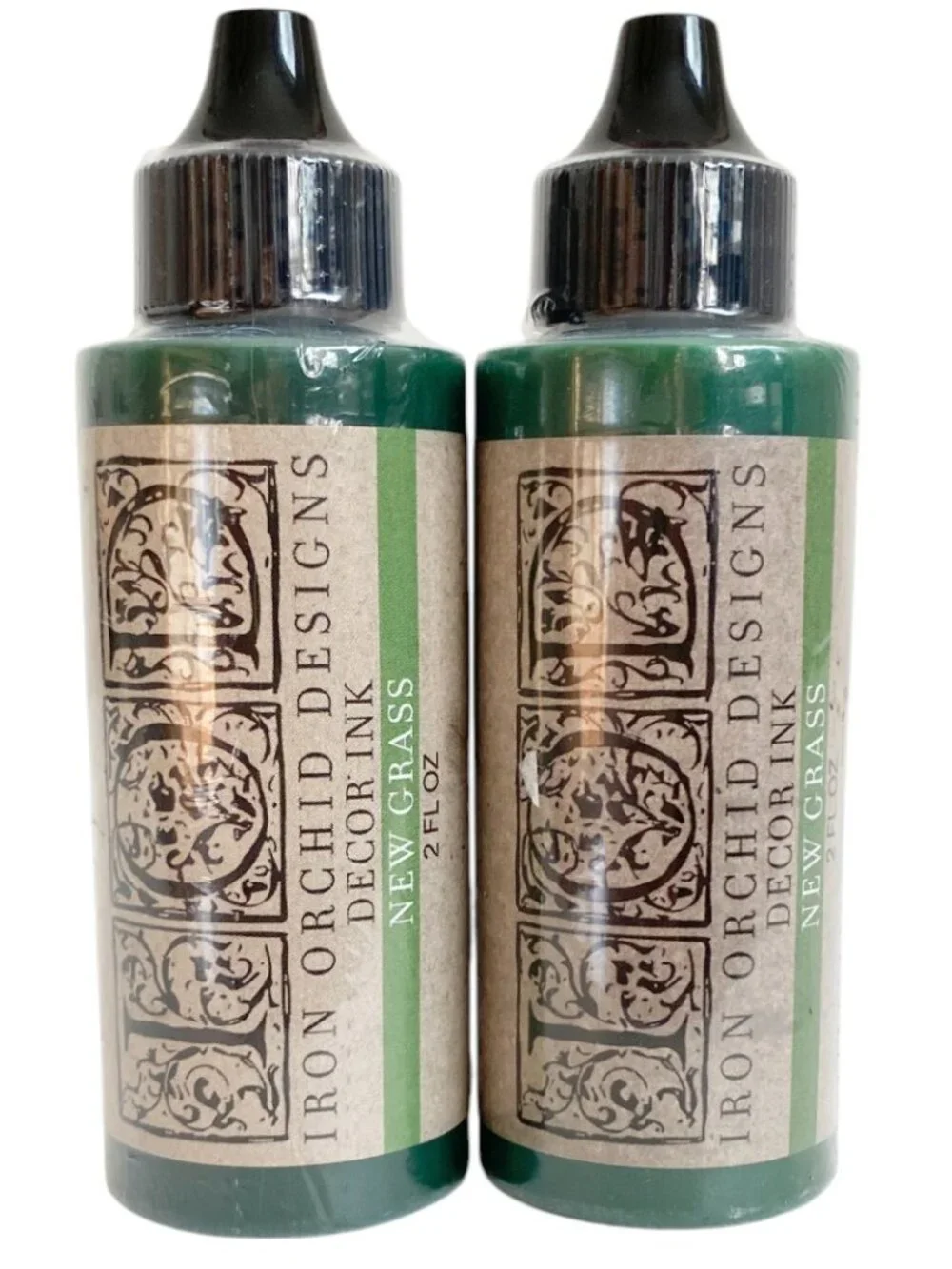 Iron Orchid Designs NEW GRASS Decor Ink Stamps IOD Mixed Media Crafts NEW 2 OZ